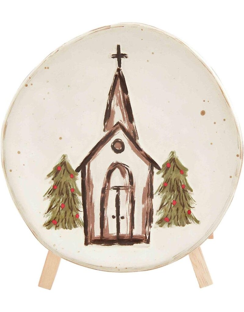 Church Plate w/Stand