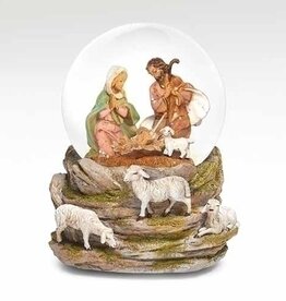MUSICAL HOLY FAMILY DOME ; SHEEP BASE