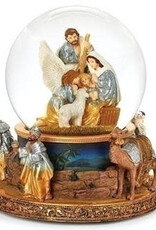 6.75" Nativity Scene Christmas Musical Snow Globe