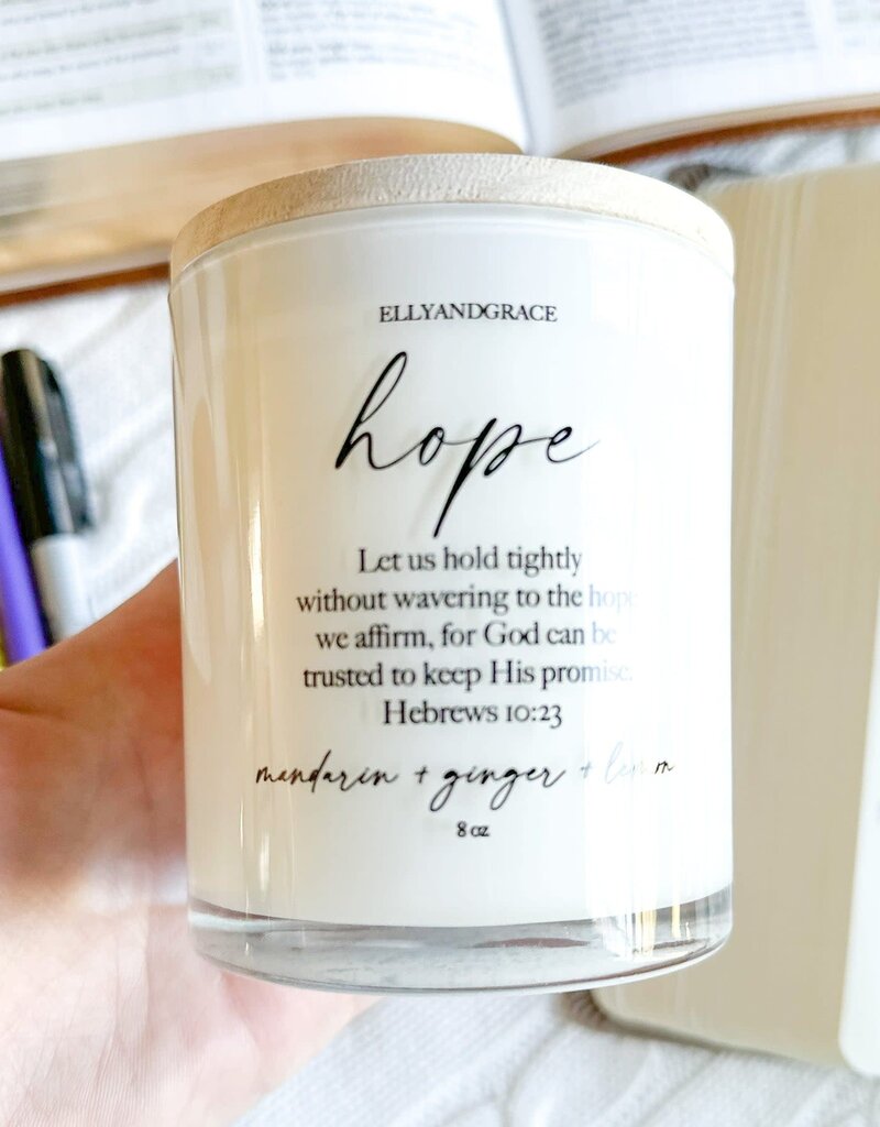 HOPE GLASS SOY CANDLE