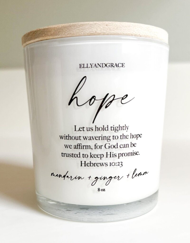 HOPE GLASS SOY CANDLE