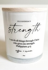 STRENGTH GLASS SOY CANDLE