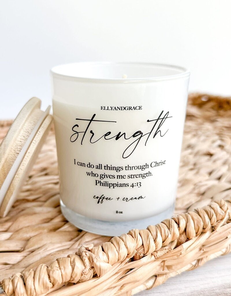 STRENGTH GLASS SOY CANDLE