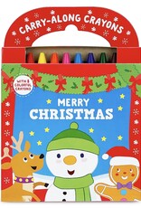 Merry Christmas Take Along Coloring Pad w/ Crayons