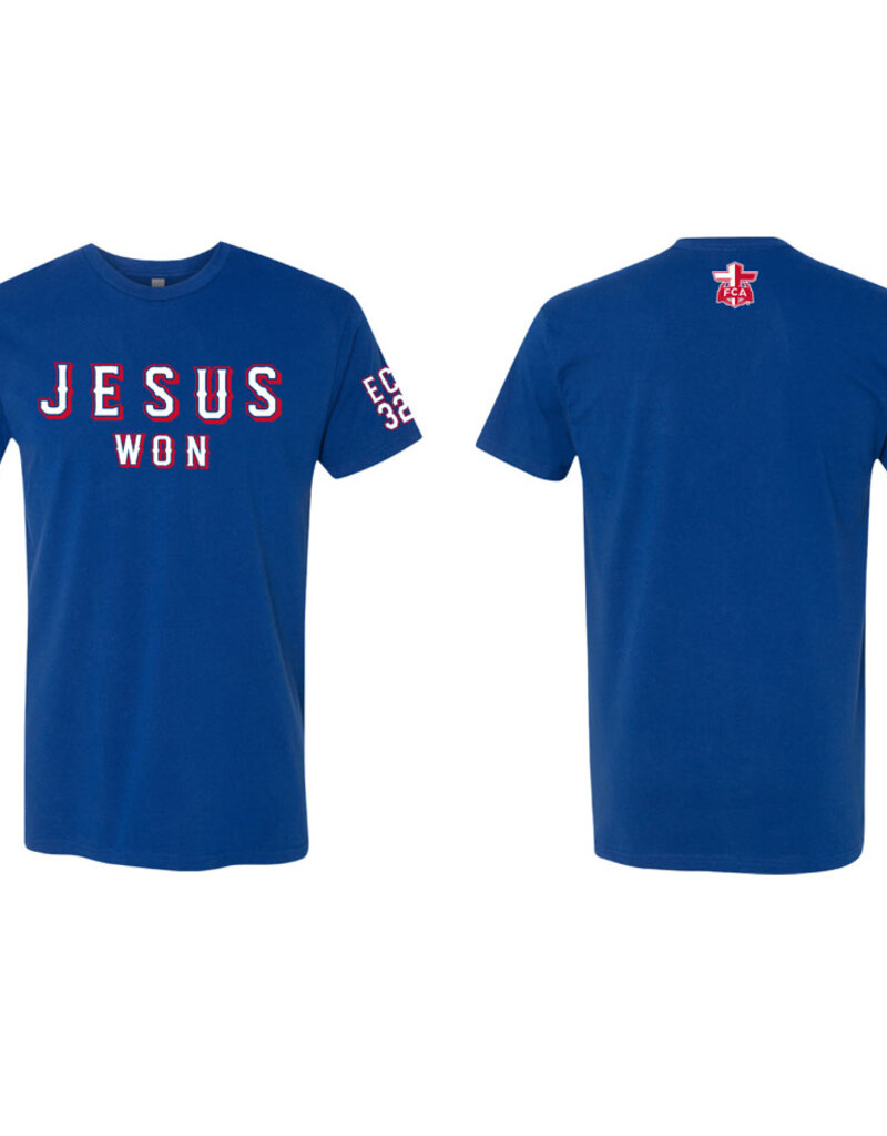 Jesus Won – Blue  Evan Carter Edition