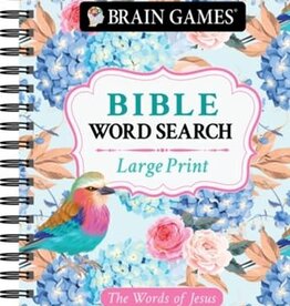 Brain Games - Large Print Bible Word Search: The Words of Jesus