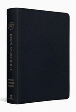 ESV Men's Study Bible  Genuine Leather, Black