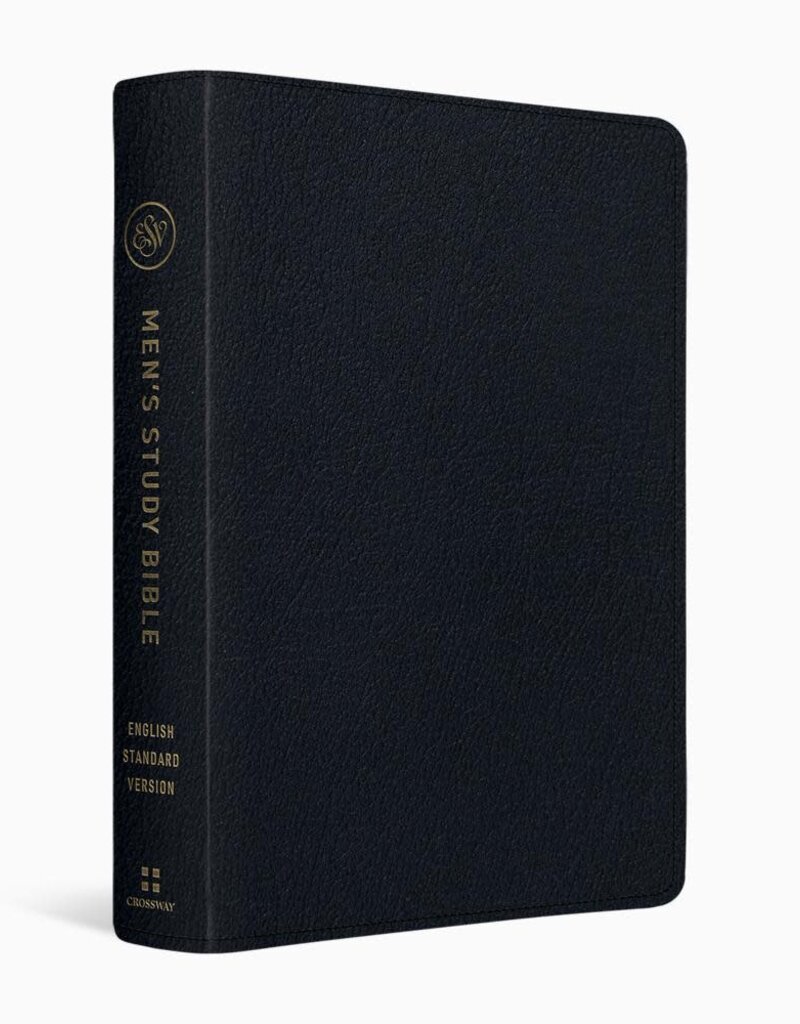 ESV Men's Study Bible  Genuine Leather, Black