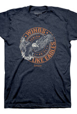 Wings Like Eagles Crest  T-Shirt