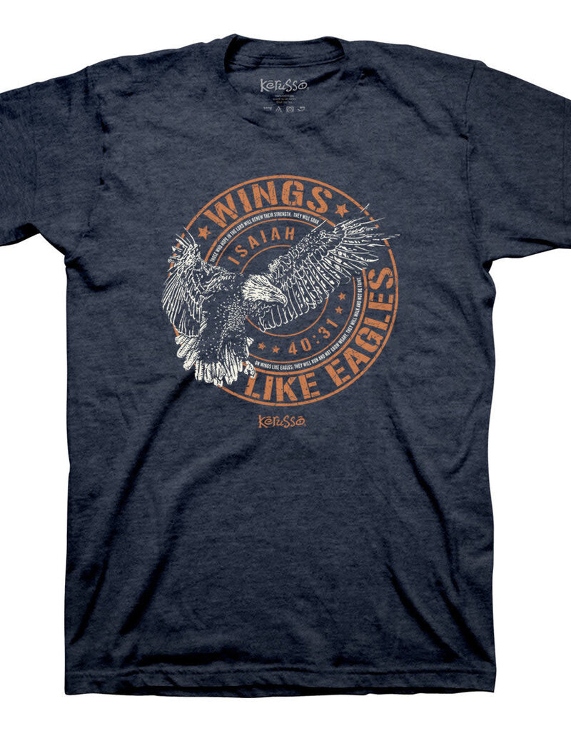 Wings Like Eagles Crest  T-Shirt