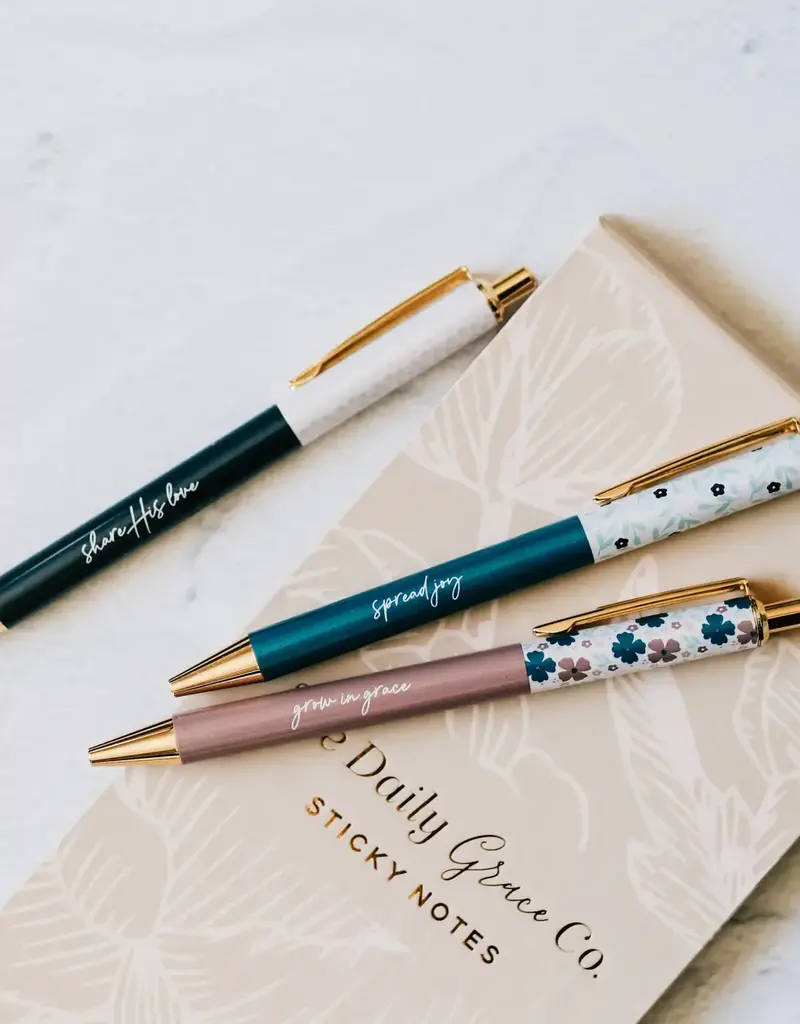 Grow in Grace Pen Set