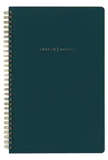 Navy  Spiral Church Notes Notebook