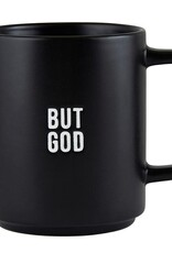 Matte Cafe Mug-But God (15 Oz)