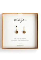 Wrapped in Prayer Earrings - Gold