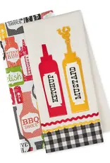 Ketchup & Mustard Dishtowel Set of 2
