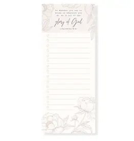 All To the Glory of God To-Do List Note Pad