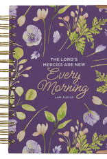 New Mercies Floral Wirebound Journal - Lamentations 3:22-23