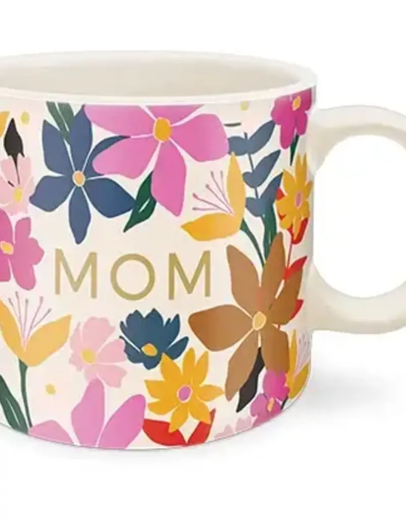 Ceramic Mug Modern Mom Floral Quote