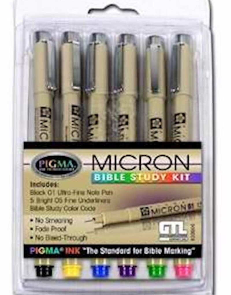 Pen-Pigma Micron Bible Study Kit