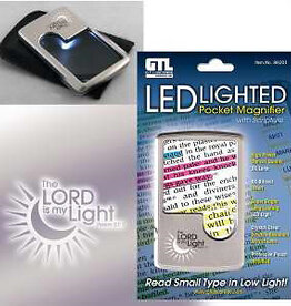 LED LIGHTED POCKET MAGNIFIER