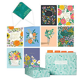 Bouquet of Blessings Greeting Card Set - 20
