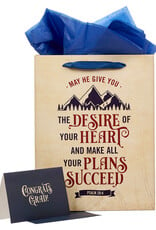 Gift Bag with Card-Large Portrait-Desires of Your Heart Ps. 20:4