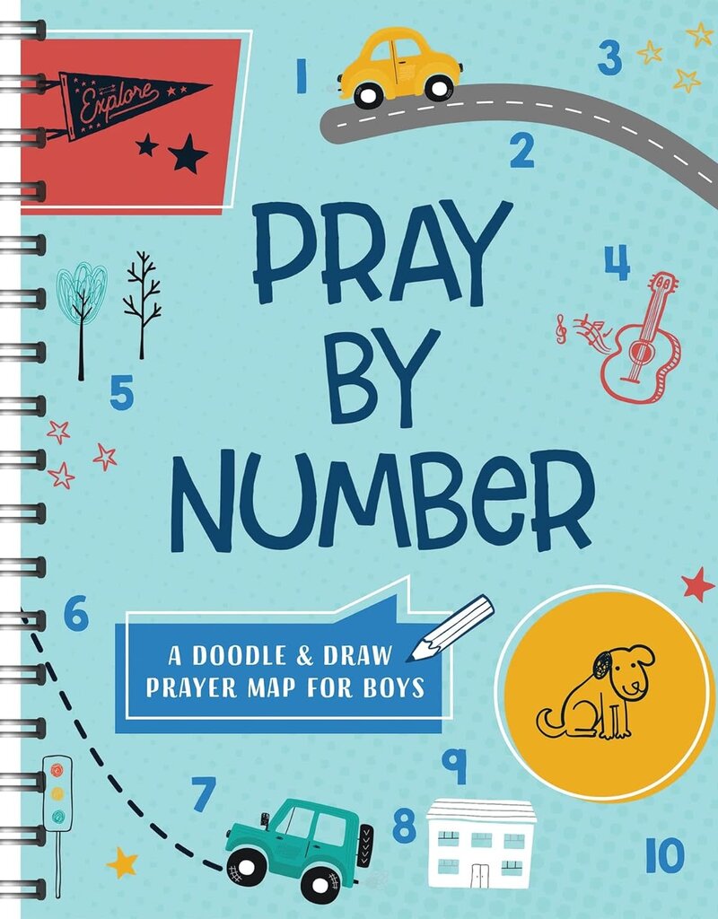 Pray by Number (Boys): A Doodle and Draw Prayer Map for Boys