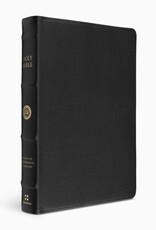 ESV Verse-By-Verse Reference Bible-Black Top Grain Leather