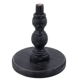 Black Wood Base for Toppers