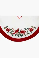 48" Red Cardinal Tree Skirt