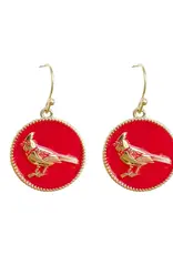Red Cardinal Earrings