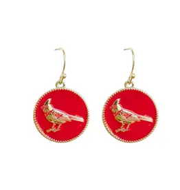 Red Cardinal Earrings