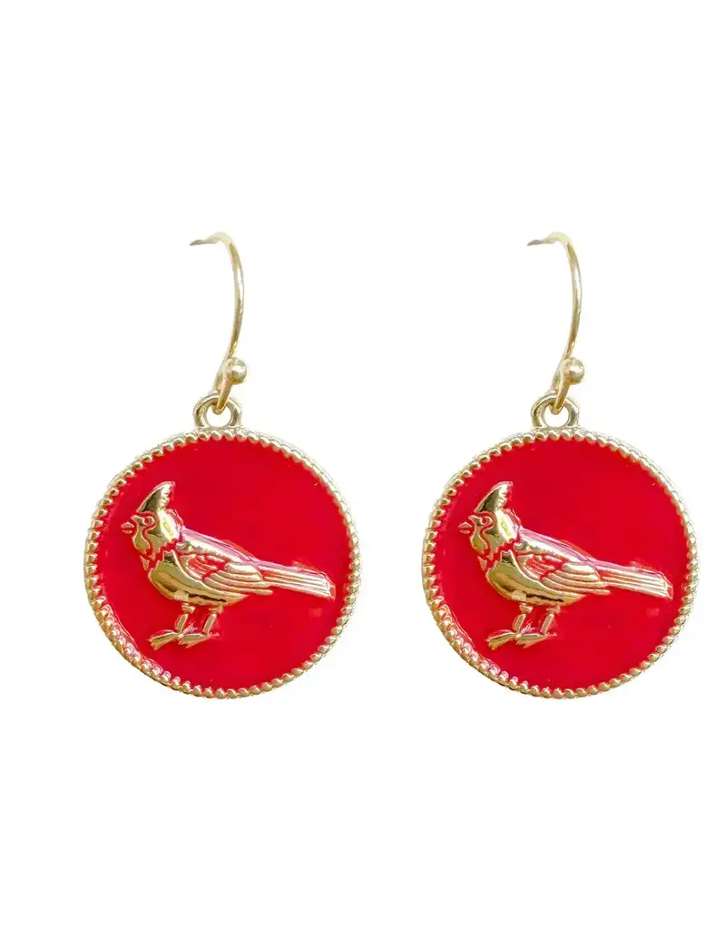 Red Cardinal Earrings