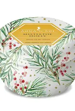 Petite 4 oz. Mistletoe and Holly Tin