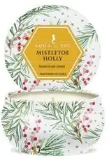 Petite 4 oz. Mistletoe and Holly Tin