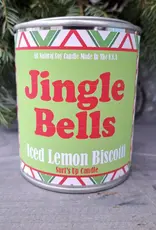 Iced Lemon Biscotti Red & Green Christmas Pint