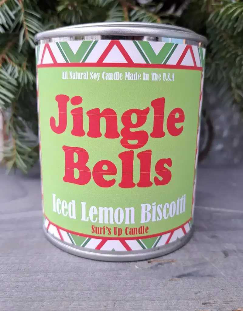 Iced Lemon Biscotti Red & Green Christmas Pint