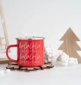 Holiday Mug Candle- Fa LaLaLa