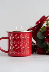 Holiday Mug Candle- Fa LaLaLa