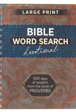 Bible Word Search Devotional: 100 Days of Wisdom from the Book of Proverbs