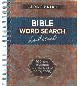 Bible Word Search Devotional: 100 Days of Wisdom from the Book of Proverbs