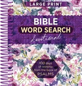 Bible Word Search Devotional: 100 Days of Worship from the Book of Psalms