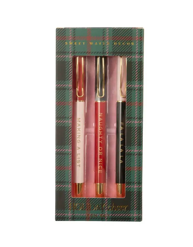 Holiday Cheer Metal Pen Set