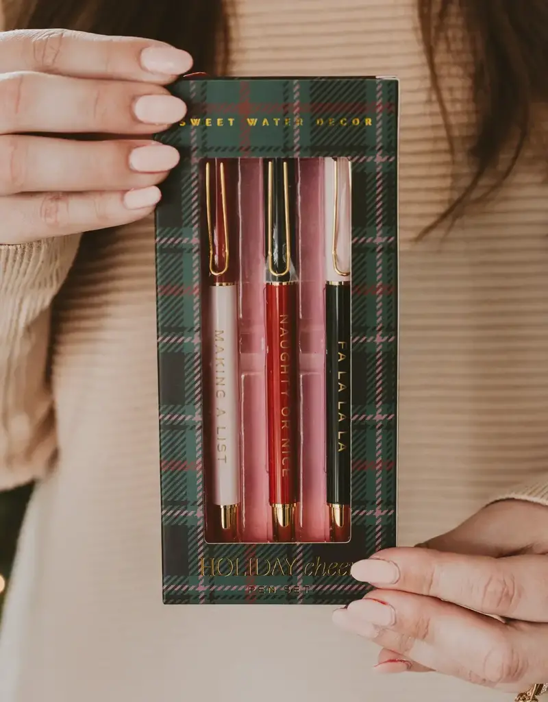 Holiday Cheer Metal Pen Set