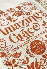 Amazing Grace How Sweet the Sound Hymn Tea Towel