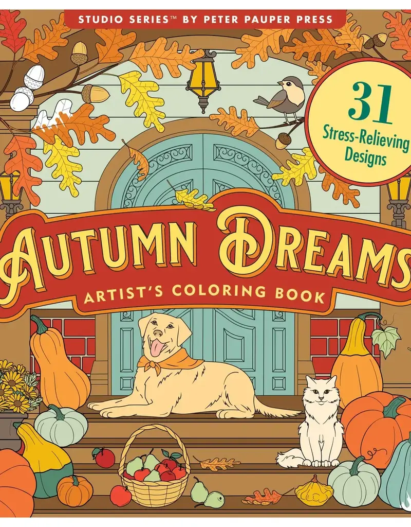 Autumn Dreams Adult Coloring Book