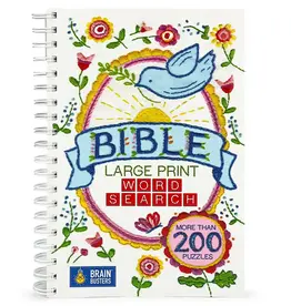 Bible Large Print Religious Word Search Adult Puzzle Book