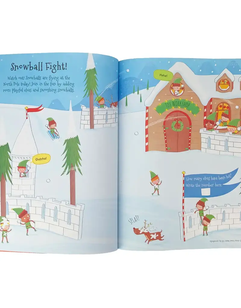 Christmas 2000 Stickers Holiday Activity Book