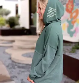 Hidden Message Waffle Hoodie - Perhaps This Moment