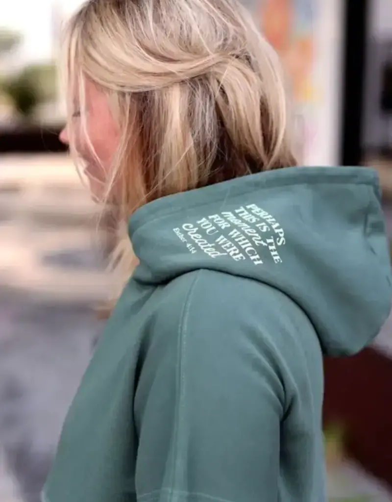 Hidden Message Waffle Hoodie - Perhaps This Moment